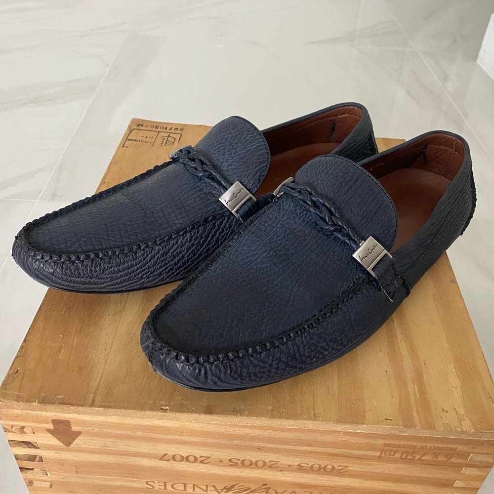 Beazil leather mens loafers, LikeNew 
Moccasin